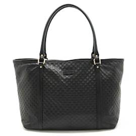 Gucci-Gucci Micro Guccissima Tote Bag-Black