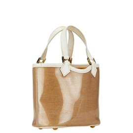 Louis Vuitton-Borsa Louis Vuitton Epi Plage Lagoon Bay-Bianco,Beige