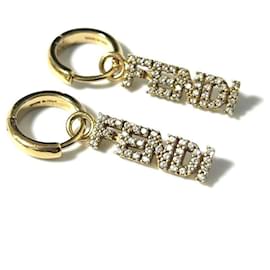 Fendi-Fendi Women's FendiGraphic Hoop Earrings-Other