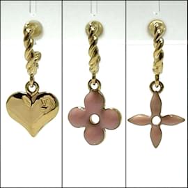 Louis Vuitton-Boucles d'oreilles Sweet Monogram Boucle de Reuil pour femmes Louis Vuitton-Rose