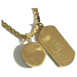 Versace-Versace Men's Medusa Dog Tag Pendant Necklace-Other