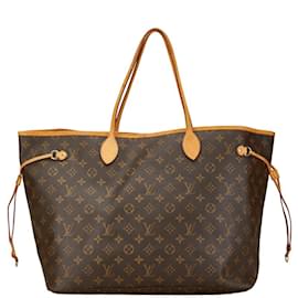 Louis Vuitton-Louis Vuitton Monogram Neverfull GM Tote Bag-Braun,Monogramm