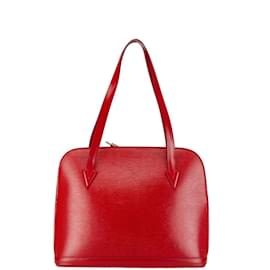 Louis Vuitton-Zaino tote Epi Louis Vuitton-Rosso