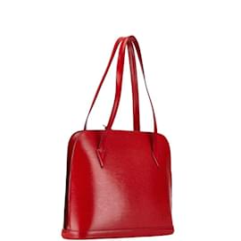 Louis Vuitton-Zaino tote Epi Louis Vuitton-Rosso