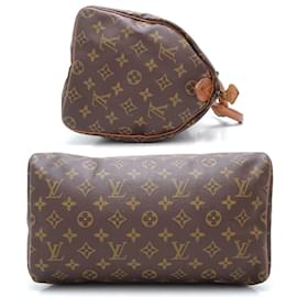 Louis Vuitton-Louis Vuitton Monogram Speedy 30 Handtasche-Braun