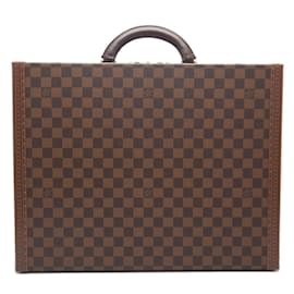 Louis Vuitton-Malette Présidentielle Damier Louis Vuitton-Damier ebène