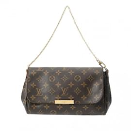 Louis Vuitton-Louis Vuitton Monogram Favorite MM Schultertasche-Braun