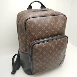 Louis Vuitton-Louis Vuitton Monogram Macassar Dean Rucksack-Braun,Schwarz