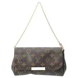 Louis Vuitton-Louis Vuitton Monogram Favorite PM Schultertasche-Braun