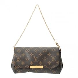 Louis Vuitton-Louis Vuitton Monogram Favorite PM Schultertasche-Braun