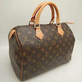 Louis Vuitton-Louis Vuitton Monogram Speedy 30 Handtasche-Braun