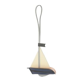 Portachiavi SAIL24 di Hermès Nero Rosso Blu