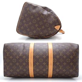 Louis Vuitton-Louis Vuitton Monogram Keepall 45 Boston Tasche-Braun,Monogramm