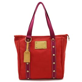 Louis Vuitton-Louis Vuitton Antigua Line Cabas MM Tote Bag-Red,Purple