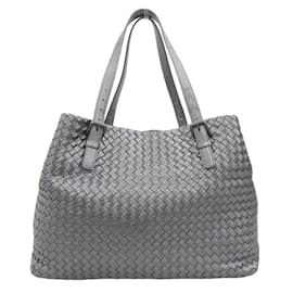 Bottega Veneta-Sac à main Intrecciato de Bottega Veneta-Métallisé