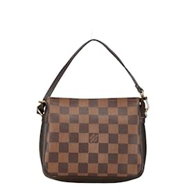 Louis Vuitton-Pochette de maquillage Louis Vuitton Damier Truth Sac à épaule-Marron