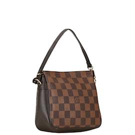 Louis Vuitton-Pochette de maquillage Louis Vuitton Damier Truth Sac à épaule-Marron