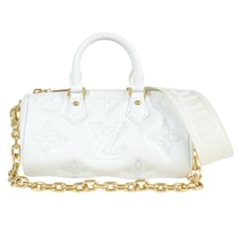 Louis Vuitton-Sac à épaule Louis Vuitton Papillon BB Bubble Gram-Blanc