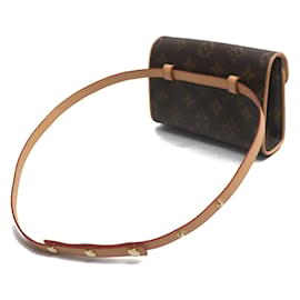 Louis Vuitton-Pochette Florentine Monogram Louis Vuitton-Marron,Monogramme