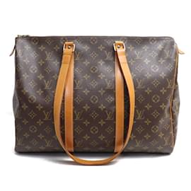 Louis Vuitton-Sac à épaule Flanery 45 de Louis Vuitton-Marron,Monogramme