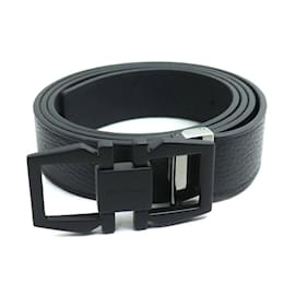 Salvatore Ferragamo-Salvatore Ferragamo Double Gancini Reversible Belt-Black