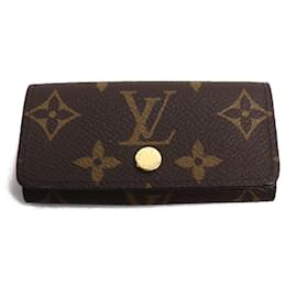 Louis Vuitton-Étui à clés Multicle 4 de Louis Vuitton-Marron,Monogramme