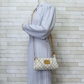 Louis Vuitton-Louis Vuitton Eva Damier Azur Shoulder Bag-White
