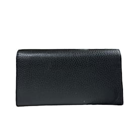 Gucci-Gucci Interlocking G Long Wallet-Black