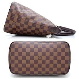 Louis Vuitton-Sac à main Louis Vuitton Damier Saleya PM-Damier ebène