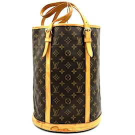 Louis Vuitton-Sac à épaule Louis Vuitton Bucket GM M42236-Marron