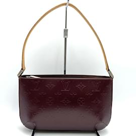 Louis Vuitton-Sac à main Louis Vuitton Fowler Monogram Matte-Bordeaux