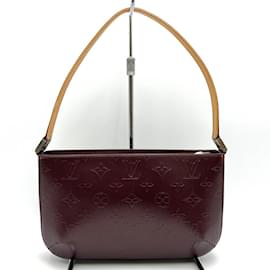 Louis Vuitton-Sac à main Louis Vuitton Fowler Monogram Matte-Bordeaux