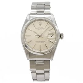 Rolex-Rolex Oyster Perpetual Date Silver Dial Stainless Steel Men's Watch-Other