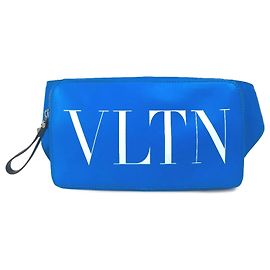 Valentino TY0B0719 VLTN Logo Cross Shoulder Bag Blue
