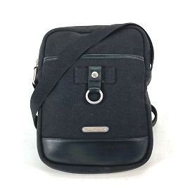 Saint Laurent Black Leather Shoulder Bag Black