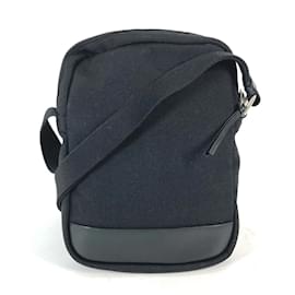 Saint Laurent-Saint Laurent Black Leather Shoulder Bag-Black