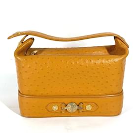 Versace-Bolsa vintage Gianni Versace-Laranja