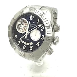 Zénith-Zenith 03.0516.4021 Open El-Primero Automatic Wristwatch-Black