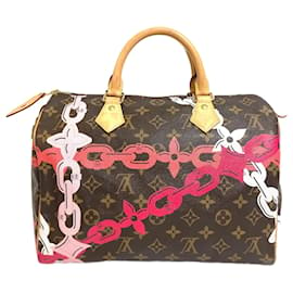 Louis Vuitton-Sac Bay Monogram Louis Vuitton-Marron