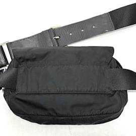 Prada-Prada Triangle Logo Bag Waist Pouch-Black