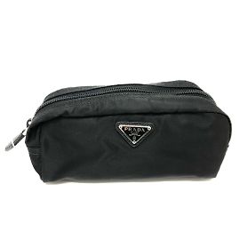 Schwarze Make-up-Tasche Prada 1NA350 Schwarz