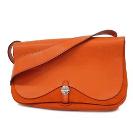 Bolsa de Ombro Hermès Colorado MM Laranja