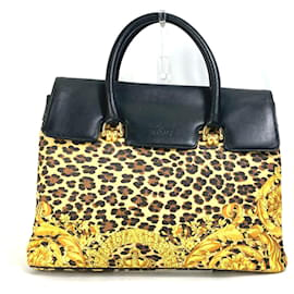 Versace-Bolsa de mão amarela Versace-Amarelo