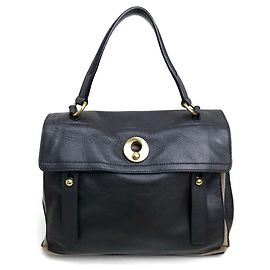 Bolsa Tote Gray Muse de Yves Saint Laurent Marrom