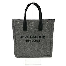 Bolsa tote cinza Saint Laurent Marrom
