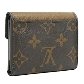 Louis Vuitton-Portefeuille tri-fold Zoe Monogram Reverse de Louis Vuitton-Marron