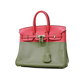 Hermès-Hermes Birkin 25 Handbag in Rose Azalee-Pink
