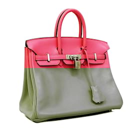 Hermès-Hermes Birkin 25 Handbag in Rose Azalee-Pink