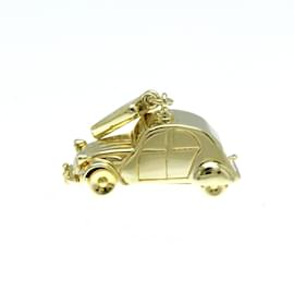 Louis Vuitton-Colar Pendente Charm Citroën Louis Vuitton-Dourado