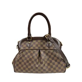 Louis Vuitton-Sac à épaule Damier Trevi PM Louis Vuitton-Marron